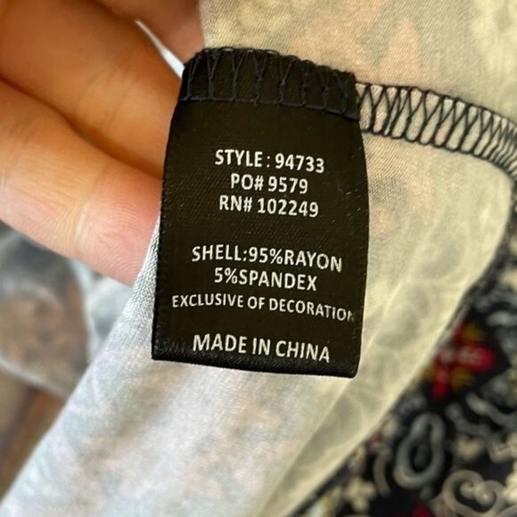 Stitch Fix Skies Are Blue Augustina Knit Tribal Halter Maxi Dress Size Large NWT - Picture 9 of 10